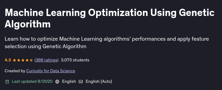 Pictures · Machine Learning Optimization Using Genetic Algorithm 2020-6/2020-8