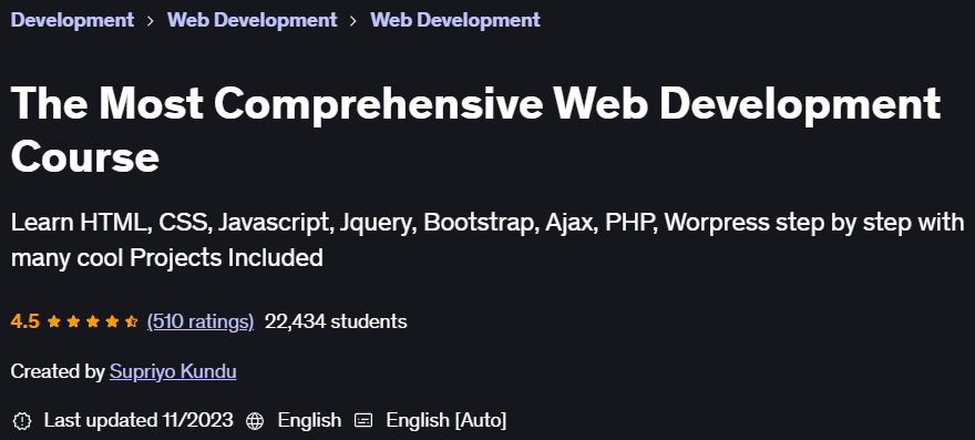 Pictures · The Most Comprehensive Web Development Course 2023-11