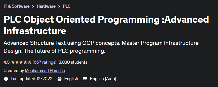Pictures · PLC Object Oriented Programming :Advanced Infrastructure 2022-4