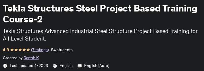 Pictures · Tekla Structures Steel Project Based Training Course-2 2023-4