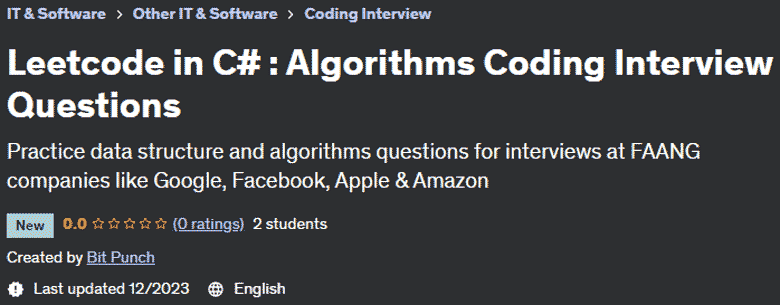 Pictures · Leetcode in C# : Algorithms Coding Interview Questions 2023-12