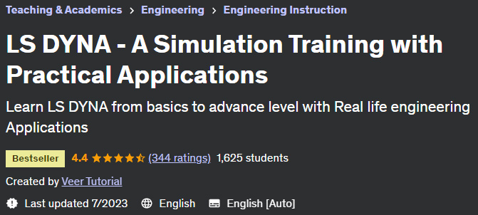 Pictures · Udemy — LS DYNA – A Simulation Training with Practical Applications 2023-7