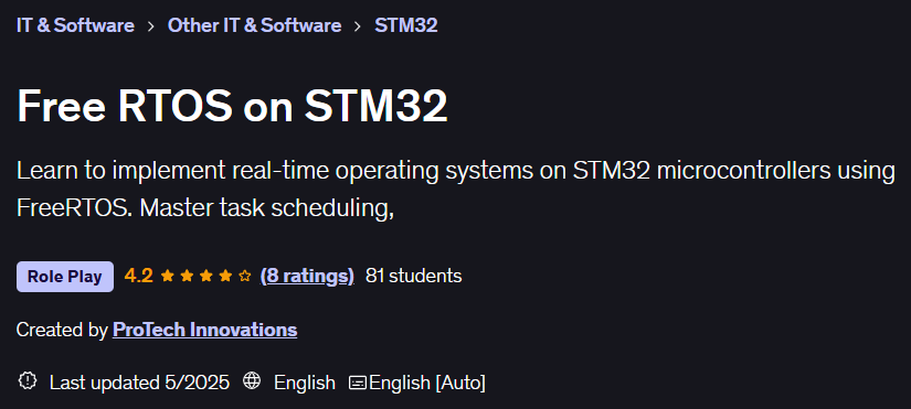 الصور · RTOS مجاني على STM32 2025-5