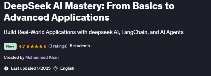 Pictures · Udemy — DeepSeek AI Mastery: From Basics to Advanced Applications 2025-1
