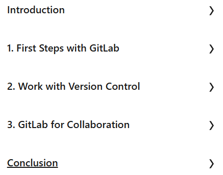 Course topics · Learning GitLab 2025-5
