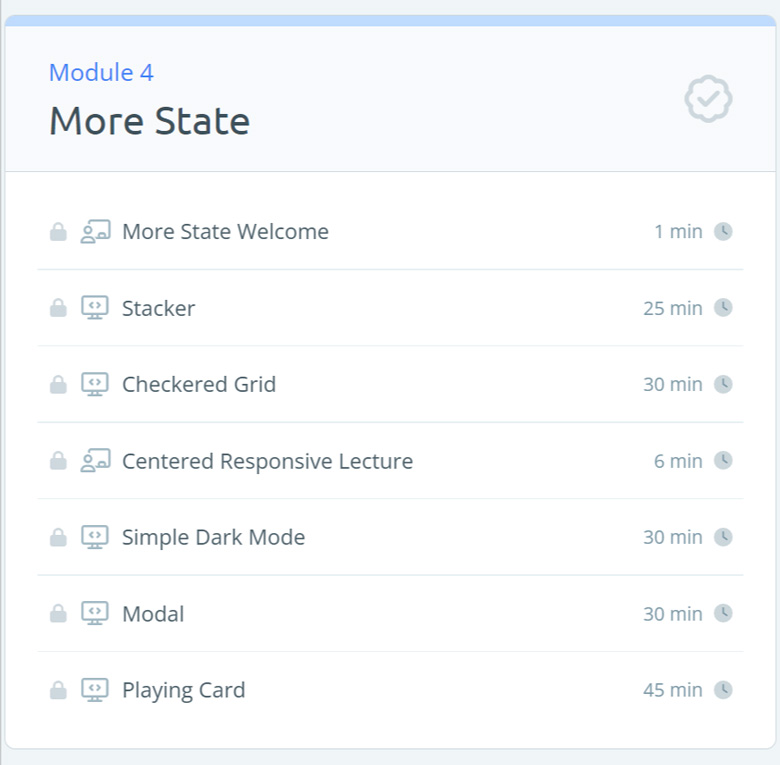 Course topics · React-Formula – Learn Frontend Development 2024-8