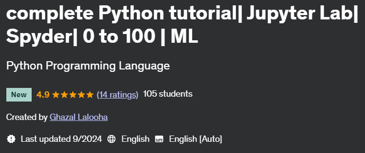Pictures · Udemy — complete Python tutorial| Jupyter Lab| Spyder| 0 to 100 | ML 2024-9
