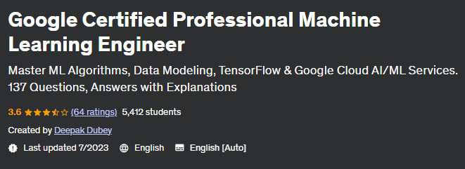 Pictures · Udemy — Google Certified Professional Machine Learning Engineer 2023-6
