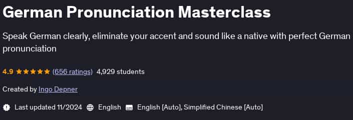 Pictures · Udemy — German Pronunciation Masterclass 2024-11