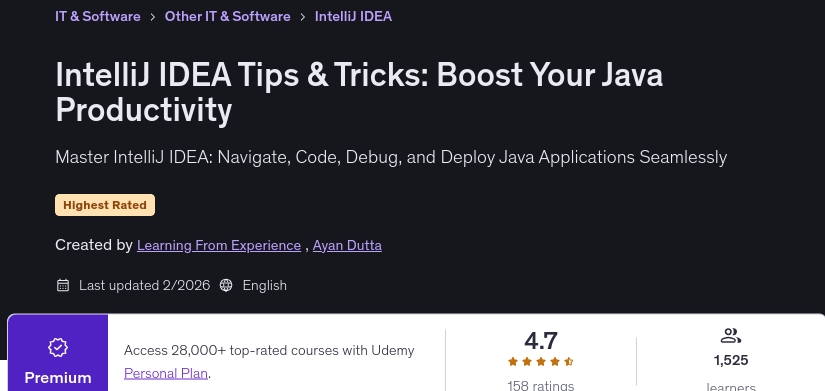 Bilder · IntelliJ IDEA Tipps & Tricks: Steigern Sie Ihre Java-Produktivität 2026-2