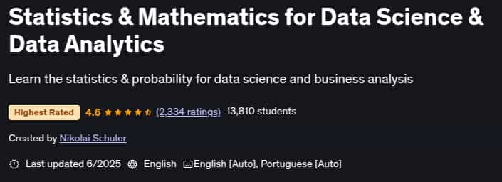 Pictures · Udemy — Statistics & Mathematics for Data Science & Data Analytics 2025-6