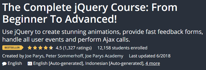 Pictures · The Complete jQuery Course: From Beginner To Advanced! 2018-6