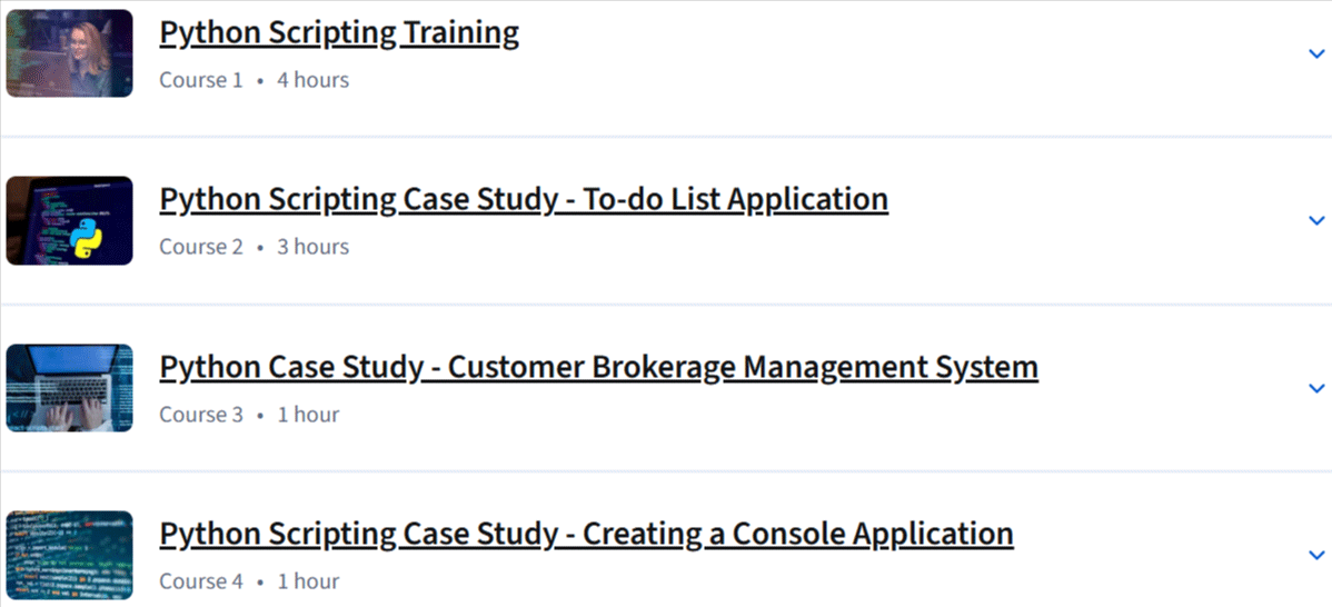 Course topics · Python Scripting Masterclass: From Basics to Real Projects Specialization 2025-7