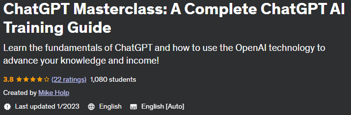 Pictures · Udemy — ChatGPT Masterclass: A Complete ChatGPT AI Training Guide 2023-1
