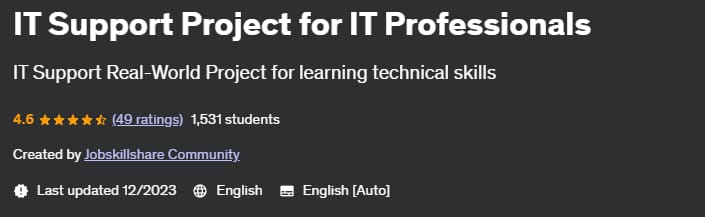 Pictures · Udemy — IT Support Project for IT Professionals 2023-10