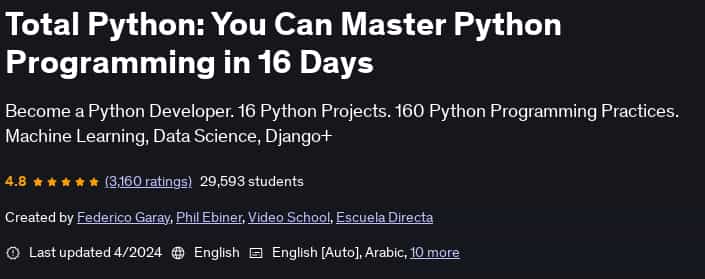 Pictures · Total Python: You Can Master Python Programming in 16 Days 2024-4
