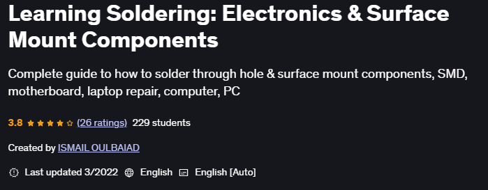 الصور · التعلم القتال: الإلكترونيات و Surface Mount المكونات 2022-4