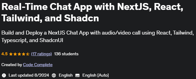 Pictures · Real-Time Chat App with NextJS, React, Tailwind, and Shadcn 2024-4