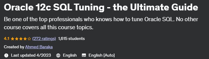 Pictures · Oracle 12c SQL Tuning – the Ultimate Guide 2022-1