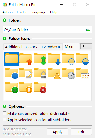 Pictures · Folder Marker Pro 4.5.1