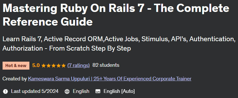Pictures · Mastering Ruby On Rails 7 – The Complete Reference Guide 2024-5