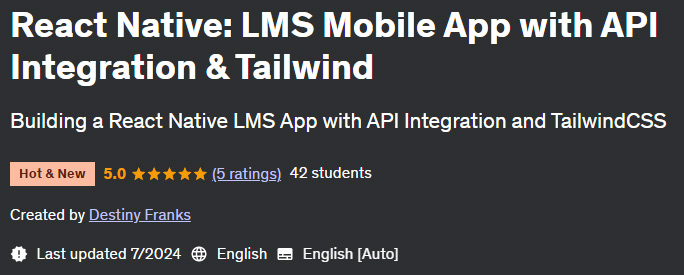 Pictures · Udemy — React Native: LMS Mobile App with API Integration & Tailwind 2024-7