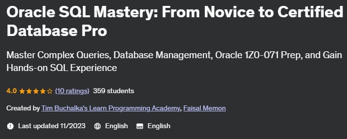 Pictures · Udemy — Oracle SQL Mastery: From Novice to Certified Database Pro 2023-7