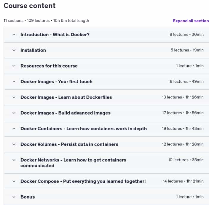 کورس کے موضوعات · Dockerصفر سے ہیرو: ایک بننے کے لئے DevOps Docker ماسٹر 2025-3