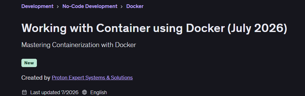 이미지 · 컨테이너를 사용하여 작업 Docker 2026-7
