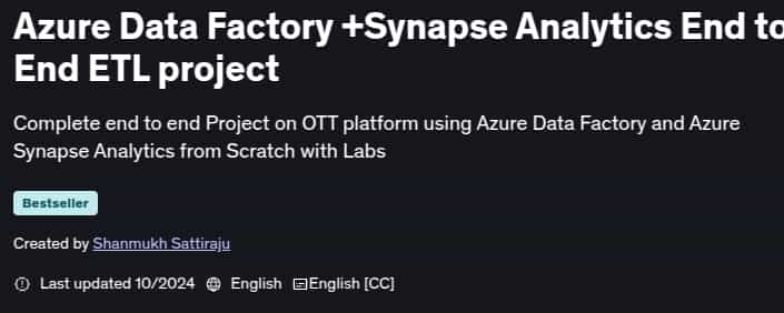 画像 · Azure Data Factory + Synapse Analytics プロジェクトの終了 2024-10