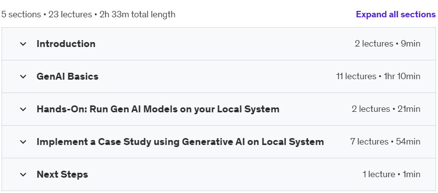 Course topics · Generative AI for DevOps Engineers 2024-7