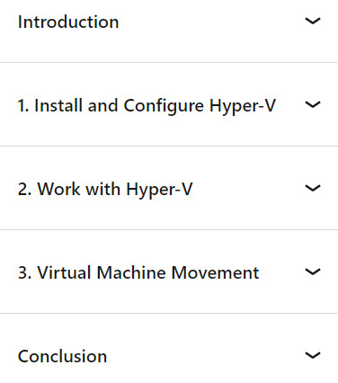 Course topics · LinkedIn — Windows Server 2019: Configure Hyper-V 2024-7
