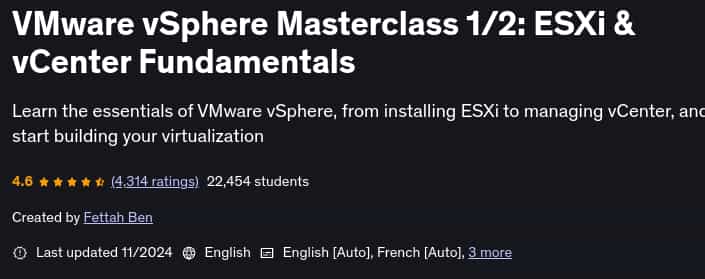 Pictures · Udemy — VMware vSphere Masterclass 1/2: ESXi & vCenter Fundamentals 2024-11