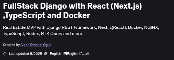 Pictures · FullStack Django with React (Next.js) ,TypeScript and Docker 2025-6