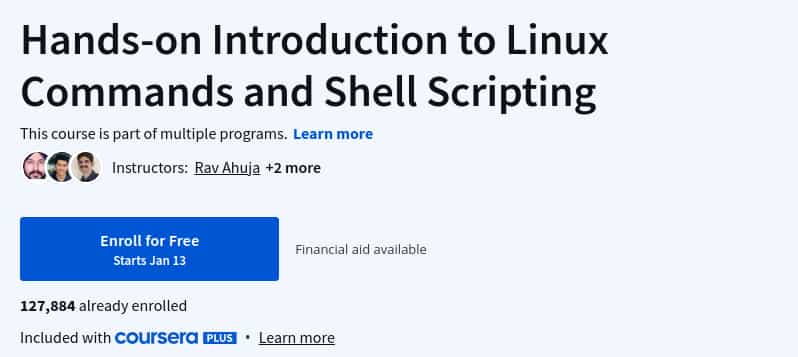 Pictures · Coursera — Hands-on Introduction to Linux Commands and Shell Scripting 2025-1