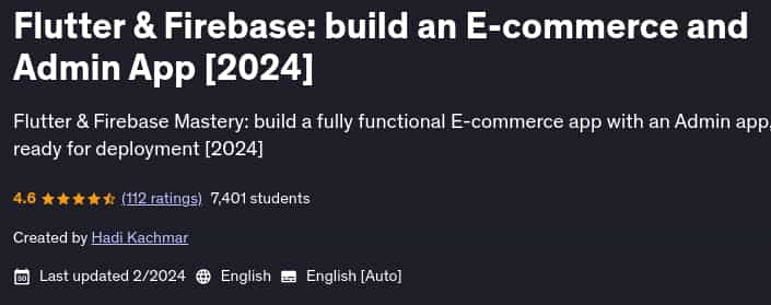 Pictures · Flutter & Firebase: build an E-commerce and Admin App [2024] 2024-2