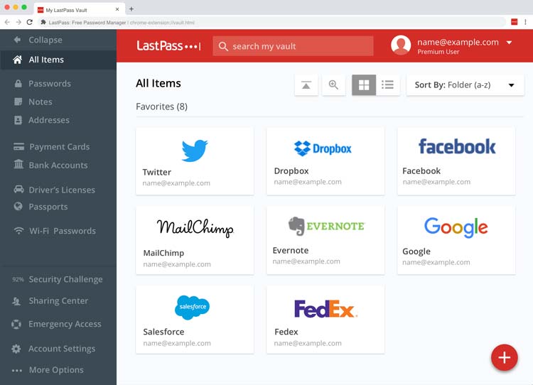 चित्र · LastPass पासवर्ड प्रबंधक 5.4.3