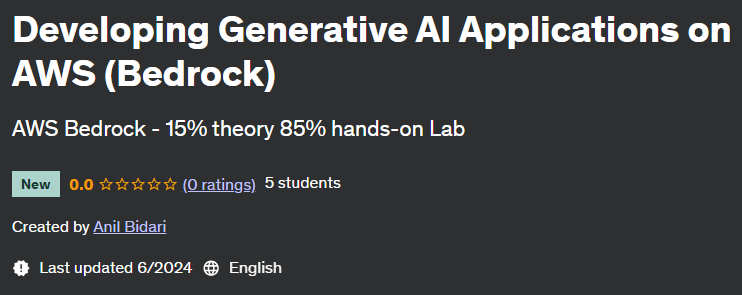 Pictures · Udemy — Developing Generative AI Applications on AWS (Bedrock) 2024-6