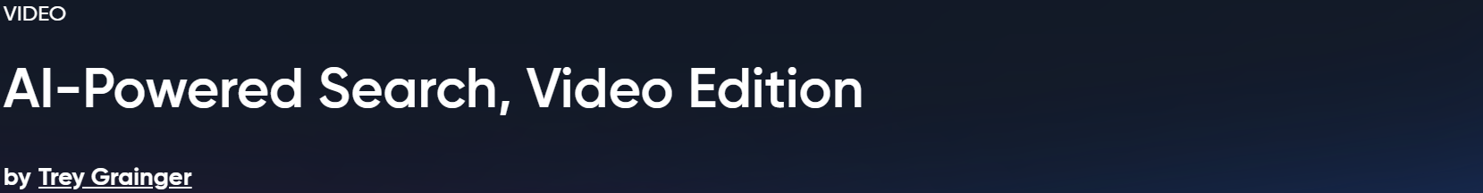 Bilder · Oreilly – AI-Powered Search, Video Edition 2025-1