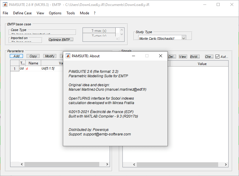 Pictures · EMTP 4.3.1 + PAMSUITE R2.6