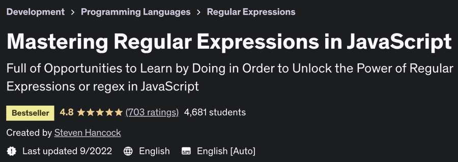 Pictures · Mastering Regular Expressions in JavaScript 2022-9