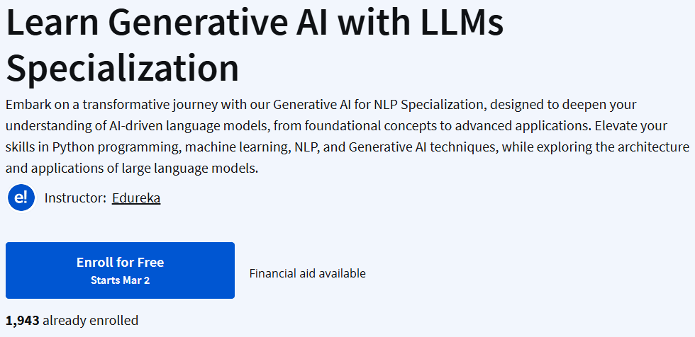 Pictures · Coursera — Learn Generative AI with LLMs Specialization 2024-8