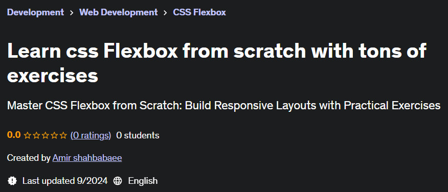 Pictures · Learn css Flexbox from scratch with tons of exercises 2024-9