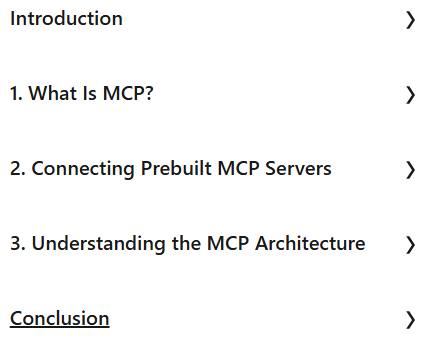 Course topics · Mastering Model Context Protocol (MCP) 2025-8