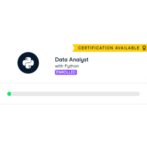 Datacamp — Data Analyst with Python 2023-8