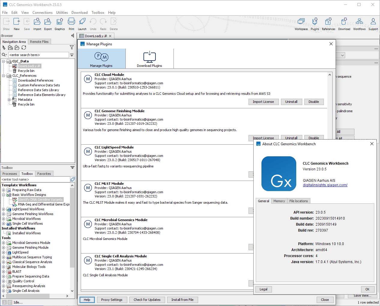 Pictures · CLC Genomics Workbench Premium 26.0.1 x64