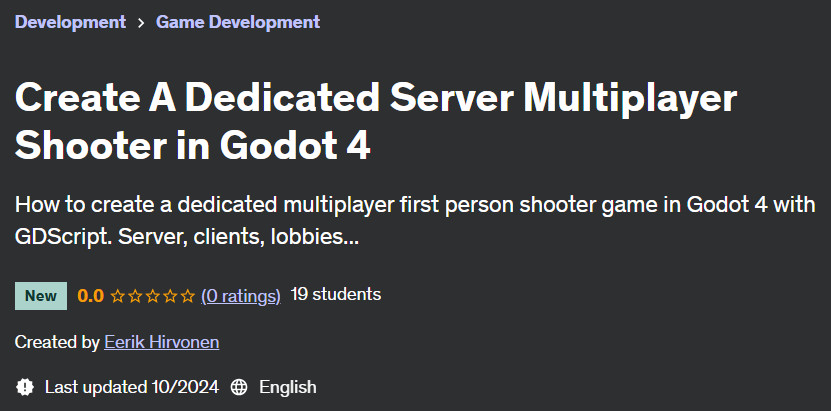 Pictures · Udemy — Create A Dedicated Server Multiplayer Shooter in Godot 4 2024-10