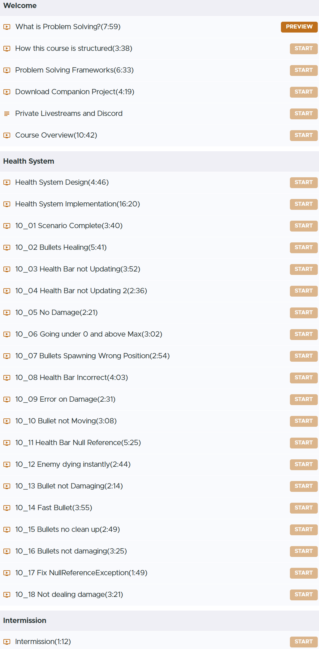 Course topics · Code Monkey – Learn Problem Solving 2026-7