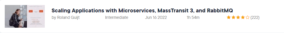 Pictures · Pluralsight — Scaling Applications with Microservices, MassTransit 3, and RabbitMQ 2024-10