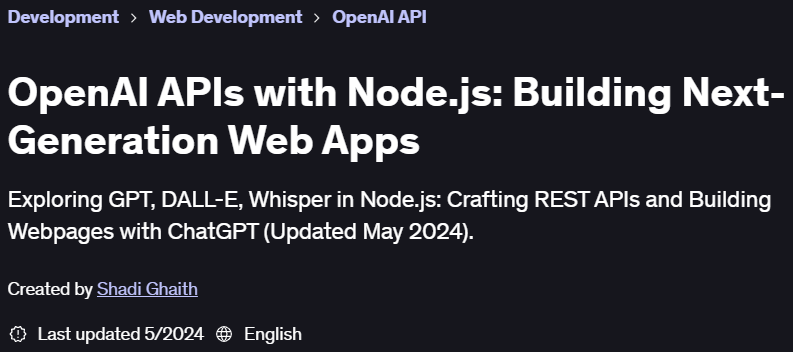 Pictures · Udemy — OpenAI APIs with Node.js: Building Next-Generation Web Apps 2024-5